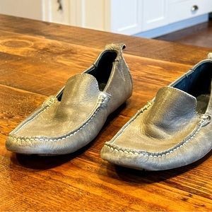 Aldo Leather Loafers Gray
